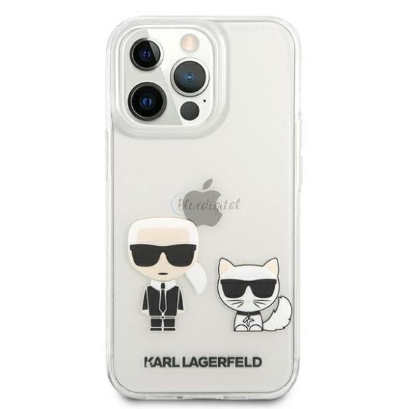 Karl Lagerfeld Klhcp13lcktr iPhone 13 Pro / 13 6.1 "tok átlátszó Karl Choupette