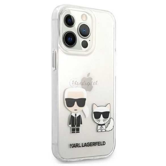 Karl Lagerfeld Klhcp13lcktr iPhone 13 Pro / 13 6.1 "tok átlátszó Karl Choupette