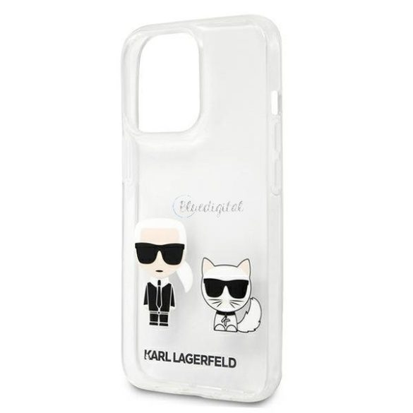 Karl Lagerfeld Klhcp13lcktr iPhone 13 Pro / 13 6.1 "tok átlátszó Karl Choupette