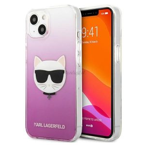 Karl Lagerfeld Klhcp13Sctrp iPhone 13 Mini 5,4 "tok rózsaszín / Pink Choupette Head