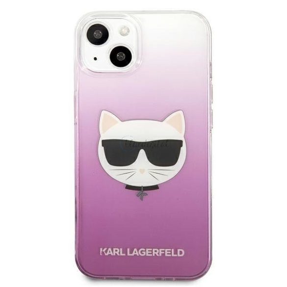 Karl Lagerfeld Klhcp13Sctrp iPhone 13 Mini 5,4 "tok rózsaszín / Pink Choupette Head