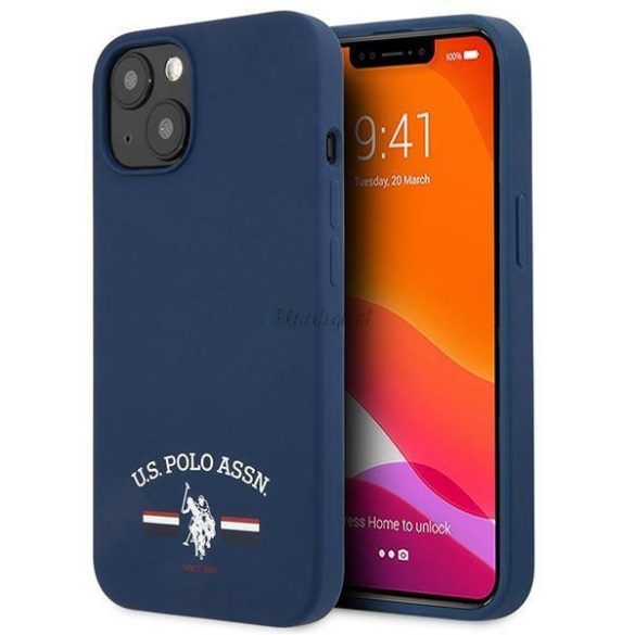 US POLO USHCP13SSFGV iPhone 13 mini 5.4 "tengerészkék Silicone Kollekció tok