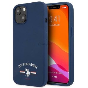 US POLO USHCP13MSFGV iPhone 13 6.1 "tengerészkék / Kék Silicone Kollekció tok