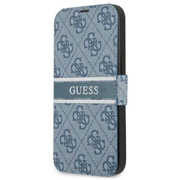 Guess GUBKP13S4GDBL iPhone 13 mini 5.4 "kék / kék könyv 4G csík tok