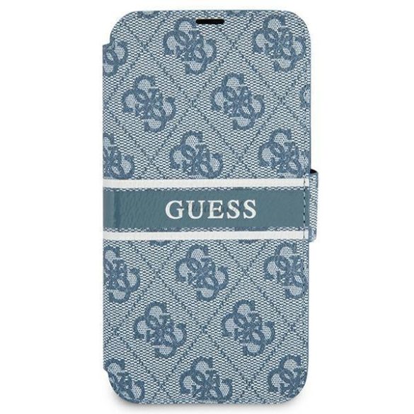 Guess GUBKP13S4GDBL iPhone 13 mini 5.4 "kék / kék könyv 4G csík tok