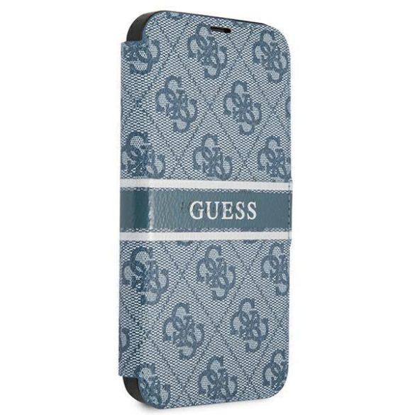 Guess GUBKP13S4GDBL iPhone 13 mini 5.4 "kék / kék könyv 4G csík tok