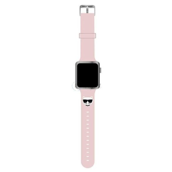 Karl Lagerfeld KLAWMSLCP Apple Watch 38/40 / 41mm rózsaszín csereszíj