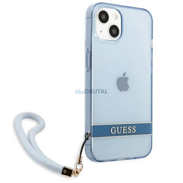 Guess GUHCP13MHTSGSB iPhone 13 6.1 "kék keménytok áttetsző Stap