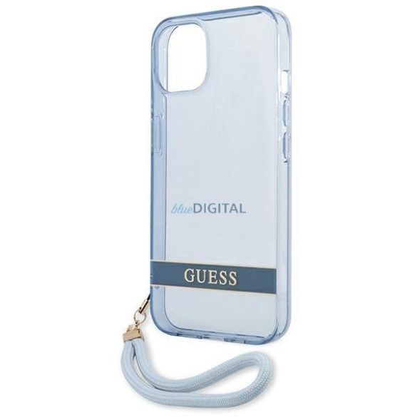 Guess GUHCP13MHTSGSB iPhone 13 6.1 "kék keménytok áttetsző Stap