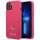 Guess GUHCP13SPS4MF iPhone 13 mini 5,4" rózsaszín keménytok Saffiano 4G kis fém logó