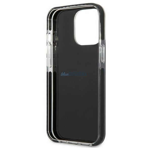 Karl Lagerfeld KLHCP13LTPEIKK iPhone 13 Pro / 13 6.1" keménytok fekete Iconik Karl Iconik Karl