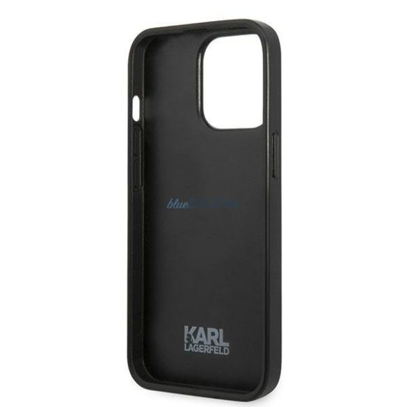 Karl Lagerfeld KLHCP13LPMNFIK1 iPhone 13 Pro / 13 6,1" szürke Virág ikonikus Karl