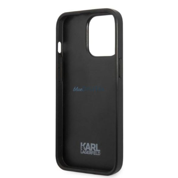 Karl Lagerfeld KLHCP13XPMNIKBL iPhone 13 Pro Max 6,7" keménytok kék/kék Monogram Ikonik Patch