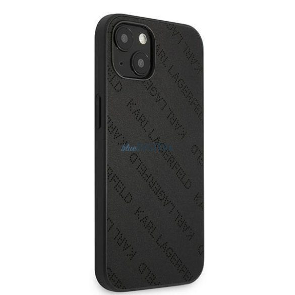 Karl Lagerfeld KLHCP13SPTLK iPhone 13 mini 5,4 "keménytok fekete perforált Allover