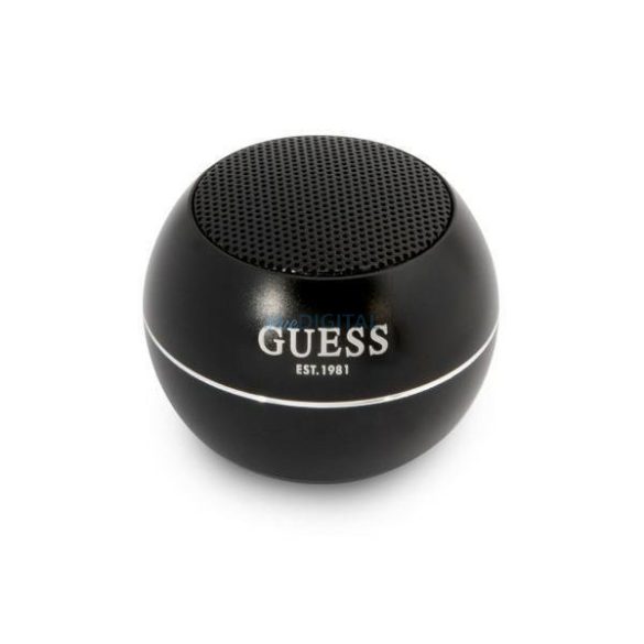 Guess Bluetooth hangszóró GUWSALGEK hangszóró mini fekete