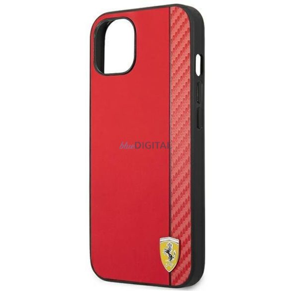 Ferrari FEHCP14SAXRE iPhone 14 6.1 "piros keménytok Carbon