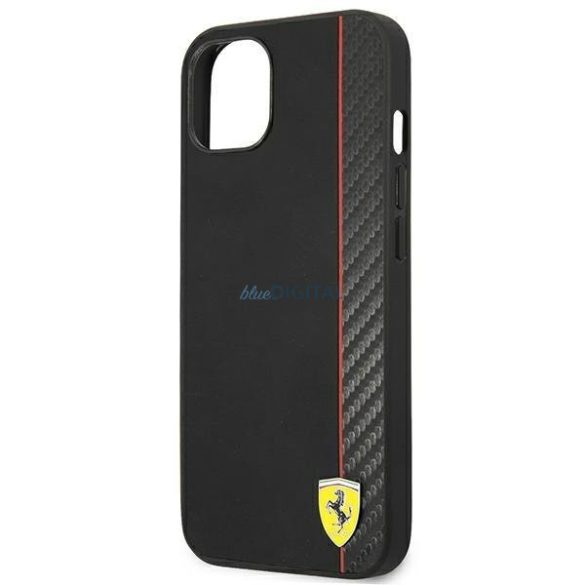 Ferrari FEHCP14SAXBK iPhone 14 6.1 "fekete keménytok Carbon