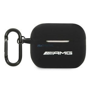 AMG AMAPRBK AirPods Pro tok fekete szilikon nagy logó