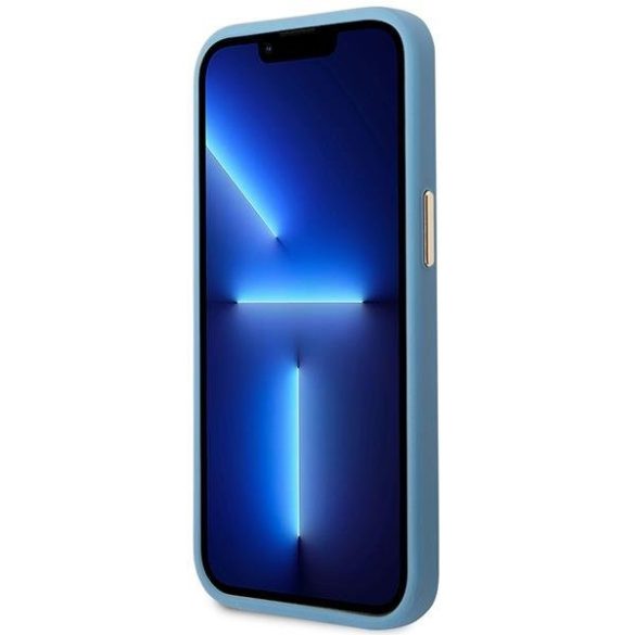 Guess GUHMP14LU4GPRB iPhone 14 Pro 6.1" kék keménytok  4G logólemez MagSafe