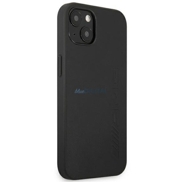 AMG AMHCP14SDOLBK iPhone 14 6.1 "fekete keménytok bőr Hot Stamped
