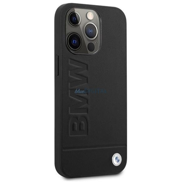 Etui BMW BMHMP14XSLLBK iPhone 14 Pro Max 6,7" fekete keménytok Aláírás Logó Impresszum Magsafe