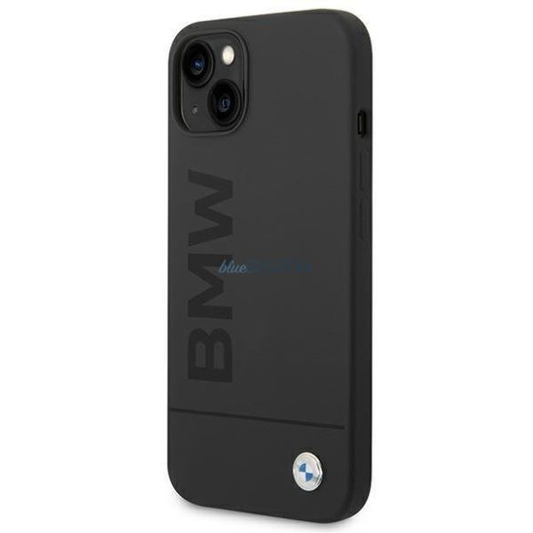 Etui BMW BMHMP14MSLBLBK iPhone 14 Plus 6,7" fekete keménytok szilikon Logó Magsafe