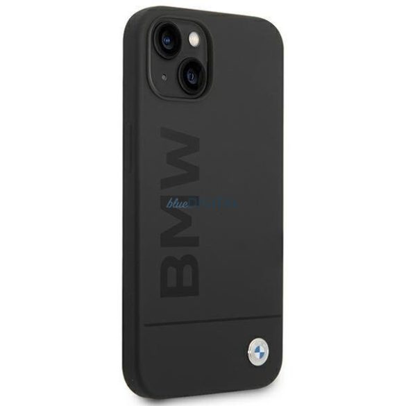 Etui BMW BMHMP14MSLBLBK iPhone 14 Plus 6,7" fekete keménytok szilikon Logó Magsafe