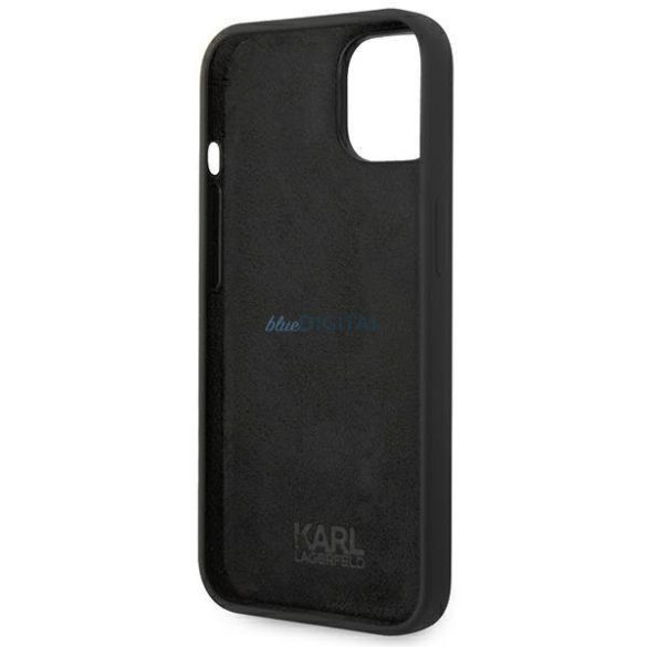 Karl Lagerfeld KLHCP14SSLCTBK iPhone 14 6.1 "hardcase fekete szilikon Choupette test