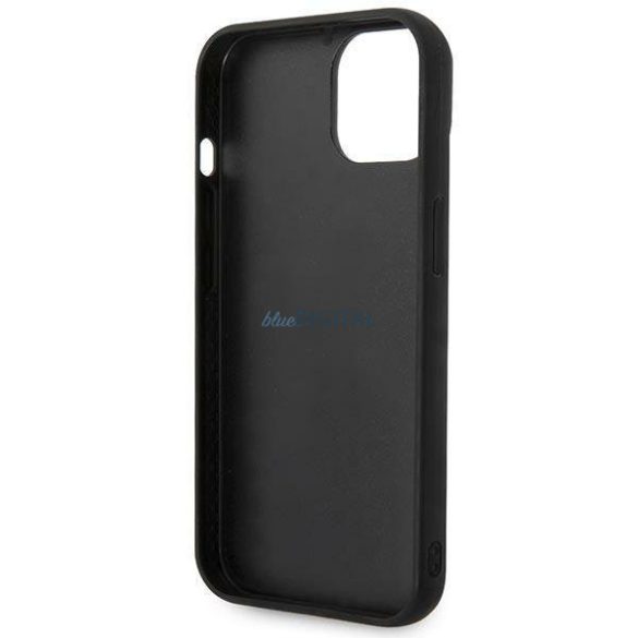 Karl Lagerfeld KLHCP14SPSQPK iPhone 14 6,1" kemény tok fekete/fekete Puffy Ikonik Pin