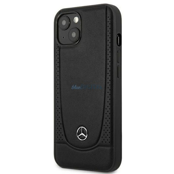 Mercedes MEHCP14MARMBK iPhone 14 Plus 6.7 "fekete keménytokos bőr Urban