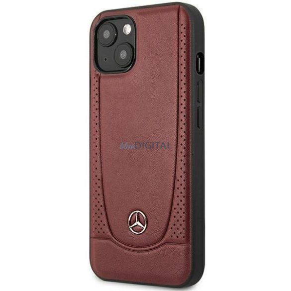 Mercedes MEHCP14MARMRE iPhone 14 Plus 6.7 "piros keménytok bőr Urban Bengale