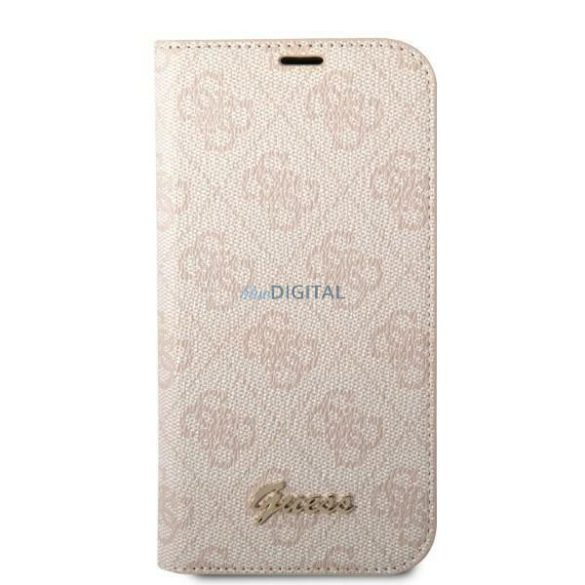 Guess GUBKP14LHG4SHP iPhone 14 Pro 6.1 "rózsaszín könyv 4G szüreti arany logó