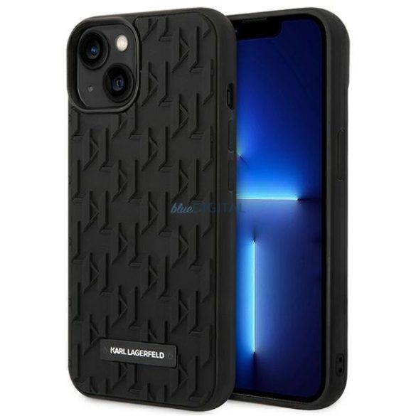 Karl Lagerfeld KLHCP14MRUPKLPK iPhone 14 Plus 6.7 "kemény tok fekete 3D Monogram