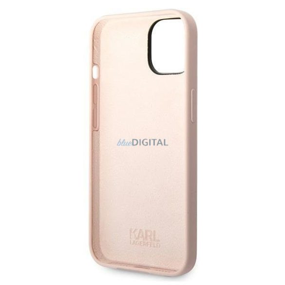 Karl Lagerfeld KLHCP14MSLKHLP iPhone 14 Plus 6,7" keménytok rózsaszín szilikon Karl's Head