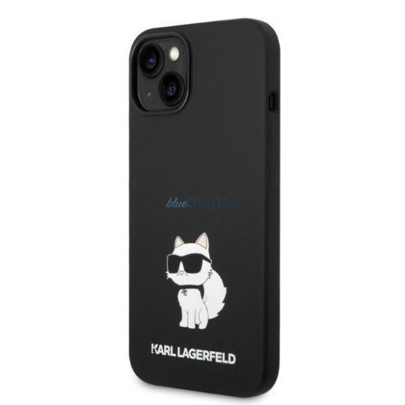 Karl Lagerfeld KLHCP14MSNCHBCK iPhone 14 Plus 6,7" keménytok fekete Szilikon Choupette
