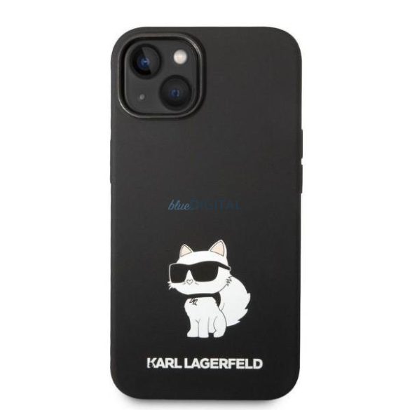 Karl Lagerfeld KLHCP14MSNCHBCK iPhone 14 Plus 6,7" keménytok fekete Szilikon Choupette