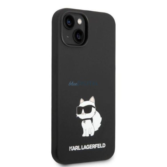 Karl Lagerfeld KLHCP14MSNCHBCK iPhone 14 Plus 6,7" keménytok fekete Szilikon Choupette