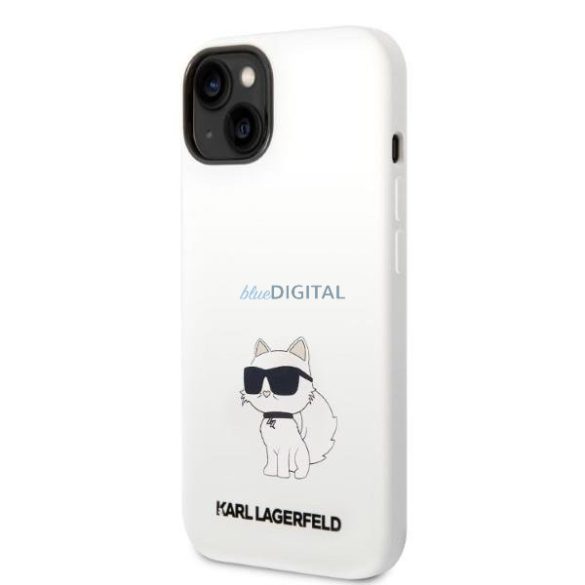 Karl Lagerfeld KLHCP14MSNCHBCH iPhone 14 Plus 6,7" keménytok fehér szilikon Choupette