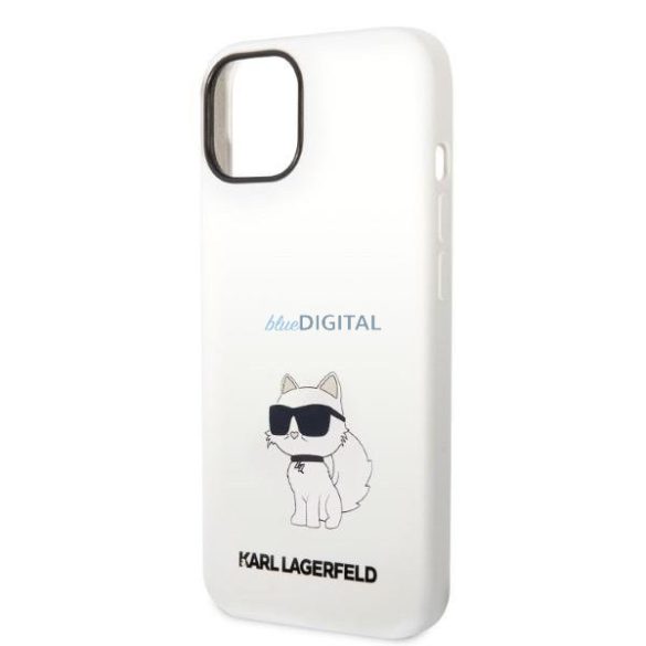 Karl Lagerfeld KLHCP14MSNCHBCH iPhone 14 Plus 6,7" keménytok fehér szilikon Choupette