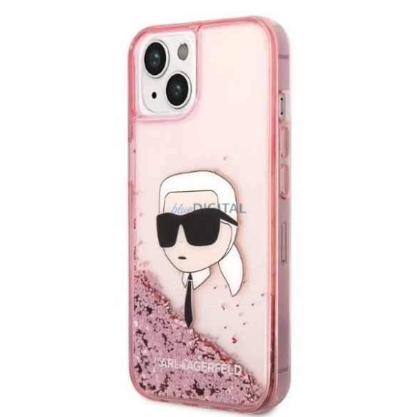 Karl Lagerfeld KLHCP14SLNKHCP iPhone 14 6,1" rózsaszín keménytok csillogó Karl Head