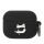 Karl Lagerfeld KLAPRUNCHK AirPods Pro tok fekete/fekete szilikon Choupette fej 3D