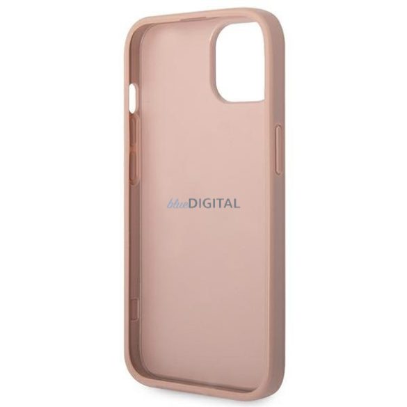 Guess GUHCP14MPSASBPI iPhone 14 Plus 6.7 "rózsaszín szafián szíj