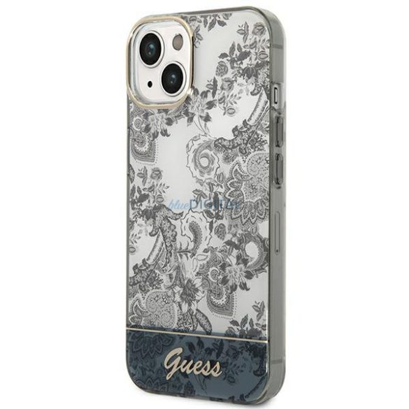 Guess GUHCP14MHGPLHG iPhone 14 Plus 6,7" szürke keménytok Porcelán kollekció