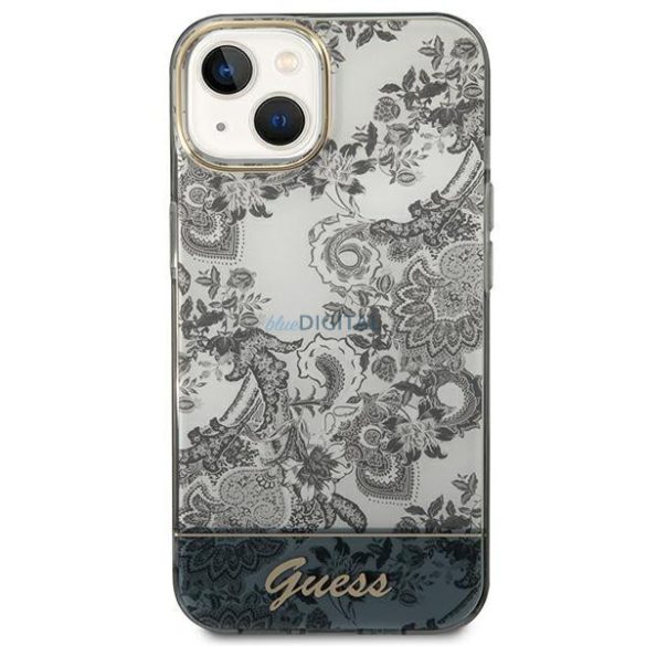 Guess GUHCP14MHGPLHG iPhone 14 Plus 6,7" szürke keménytok Porcelán kollekció