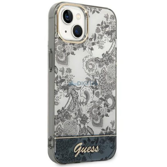 Guess GUHCP14MHGPLHG iPhone 14 Plus 6,7" szürke keménytok Porcelán kollekció