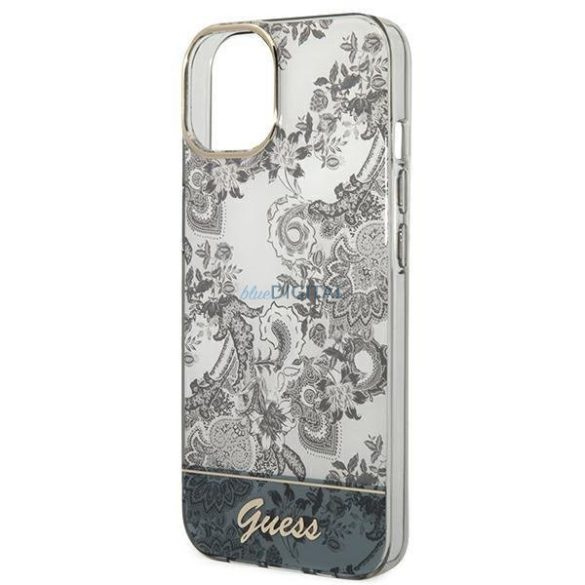 Guess GUHCP14MHGPLHG iPhone 14 Plus 6,7" szürke keménytok Porcelán kollekció