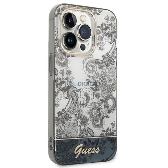 Guess GUHCP14XHGPLHG iPhone 14 Pro Max 6.7 "szürke keménytokos Porcelán kollekció