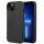Karl Lagerfeld KLHCP14MFWHK iPhone 14 Plus 6.7 "keménytok fekete bőr perforált logóval