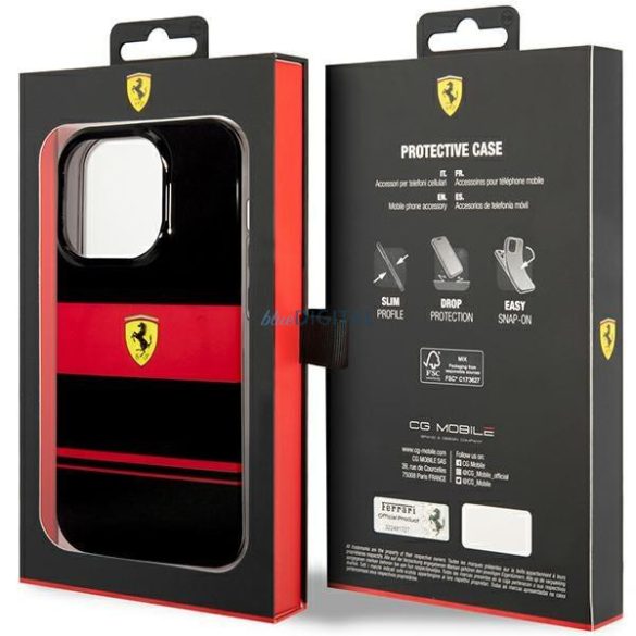 Ferrari FEHMP14LUCOK iPhone 14 Pro 6,1" fekete keménytok IMD Combi Magsafe