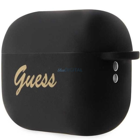 Guess GUAP2LSCHSK AirPods Pro 2 tok fekete Szilikon Charm Szív Collection